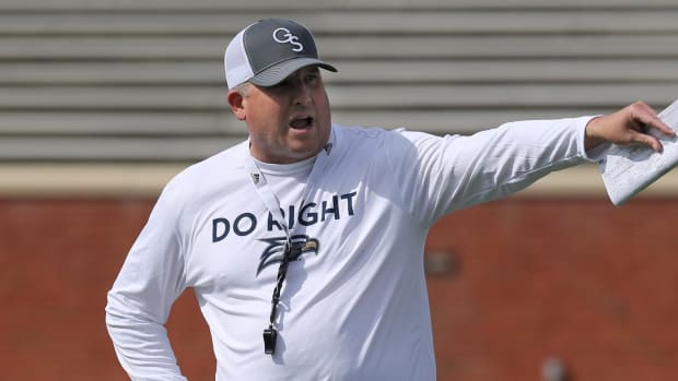 Clay Helton  coach Georgia Southern football USATSI_18806085